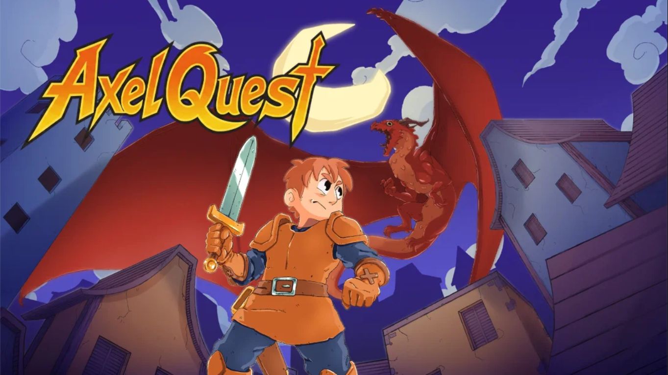 【美版】阿克塞尔大冒险 .Axel Quest 英语-伊亚库