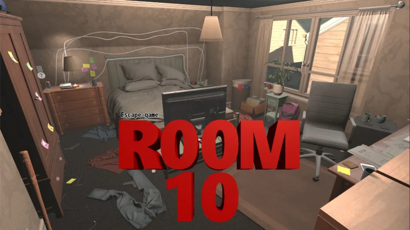 【美版】逃脱游戏 R00M10 .Escape game R00M10 中文-伊亚库