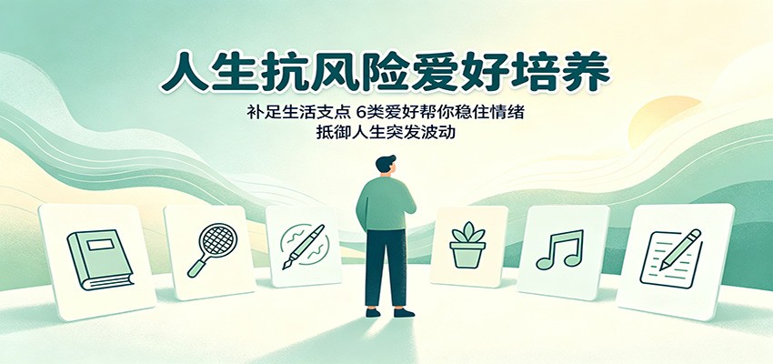 人生抗风险爱好培养:补足生活支点,6类爱好帮你稳住情绪,抵御人生突发波动-伊亚库