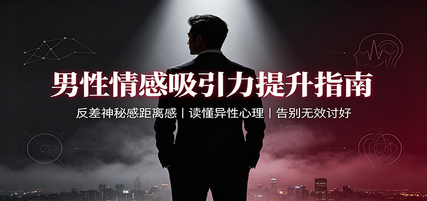 男性情感吸引力提升指南:反差神秘感距离感,读懂异性心理,告别无效讨好-伊亚库