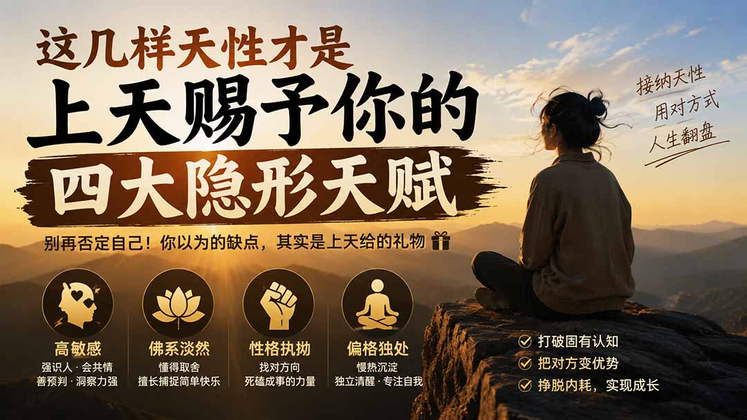 付费文章：这几样天性才是上天赐予你的四大隐形天赋-伊亚库