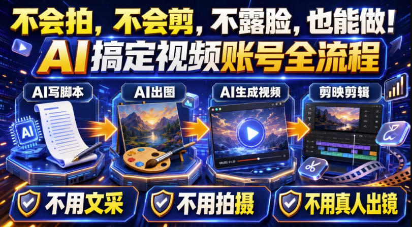 AI短视频起号实战项目，用AI做视频起号，45天涨粉12W，一条广告8.5k，广告接到手软，引流、变现两不误！-伊亚库