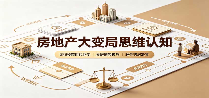 房地产大变局思维认知：读懂楼市时代巨变，卖房博弈技巧，理性购房决策-伊亚库