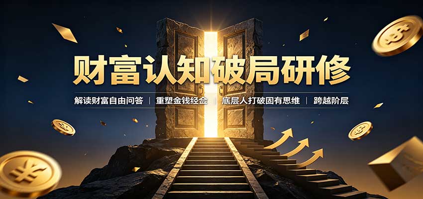 财富认知破局研修：解读”孙割”，重塑金钱观念，底层人打破固有思维跨越阶层-伊亚库