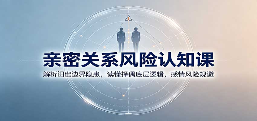 亲密关系风险认知课：解析闺蜜边界隐患，读懂择偶底层逻辑，感情风险规避-伊亚库