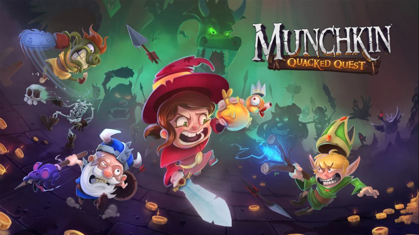 【美版】小白世纪：嘎嘎任务 Munchkin: Quacked Quest 英语-伊亚库