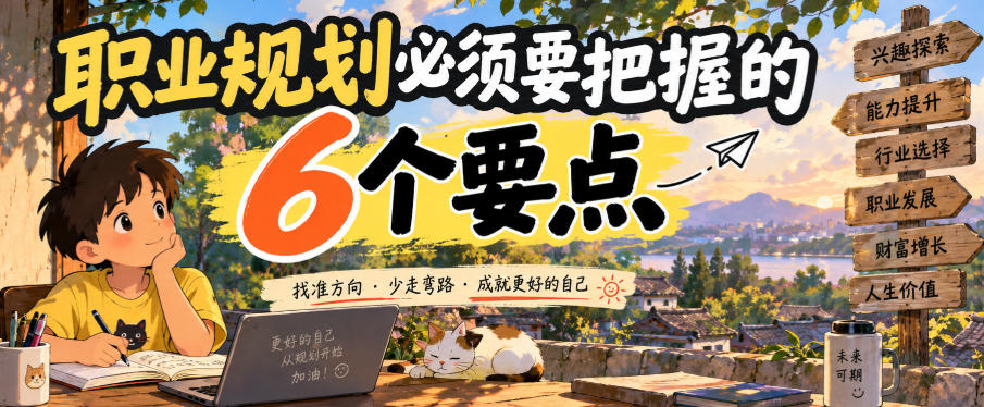 付费文章：职业规划必须要把握的6个要点-伊亚库