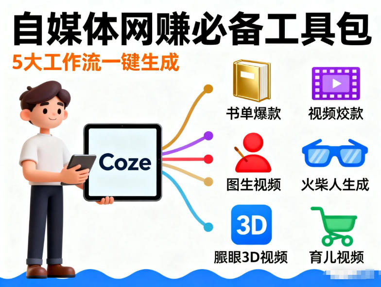 Coze工作流合集，内容一共100份左右，内容丰富，可以提供工作效率-伊亚库