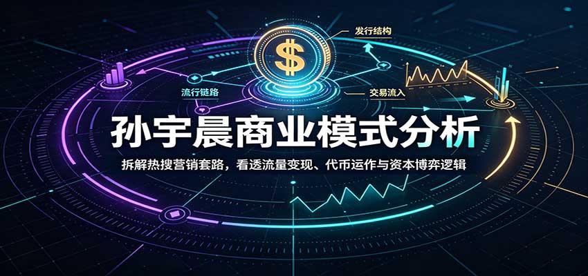 孙宇晨商业模式分析：拆解热搜营销套路，看透流量变现、代币运作与资本博弈逻辑-伊亚库