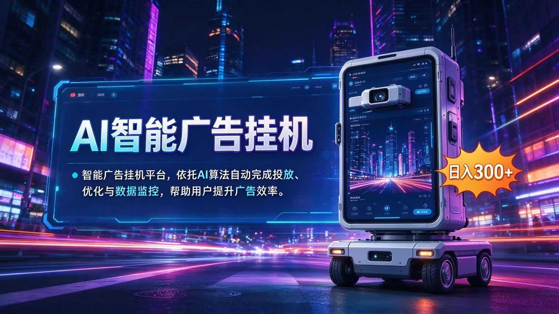 AI 智能广告挂机｜AI 自动运行，轻松托管广告任务-伊亚库