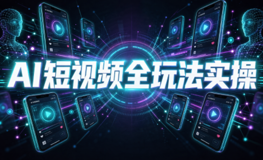 AI短视频全玩法实操(剪辑+带货+数字人+漫剧+短剧)-伊亚库