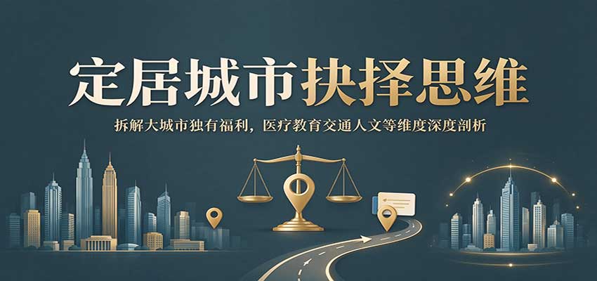 定居城市抉择思维：拆解大城市独有福利，医疗教育交通人文等维度深度剖析-伊亚库
