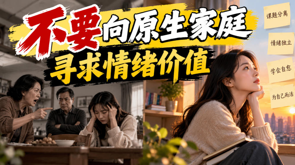 某公众号付费文章：不要向原生家庭寻求情绪价值-伊亚库