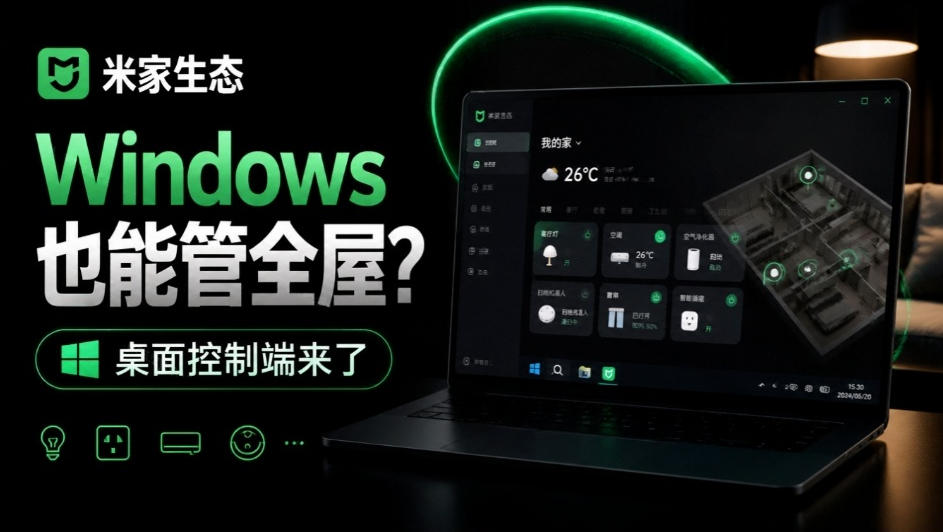 Windows电脑也能管全屋？这下真省心，米家生态桌面控制端来了，Github最新开源，MiHome-Windows-伊亚库
