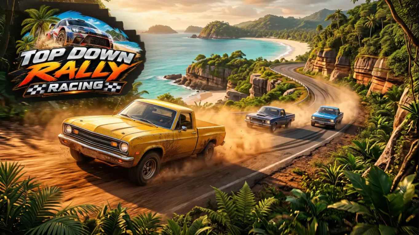 【美版】俯视拉力赛车 Top Down Rally Racing 英语-伊亚库