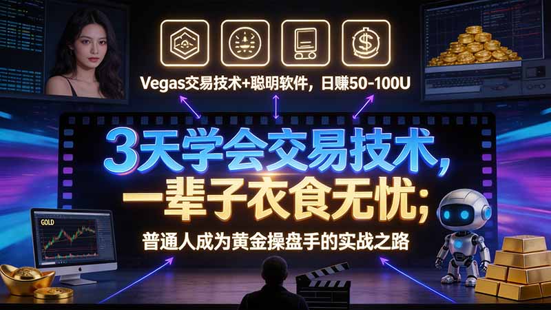 3 天学会 顺势而为交易系统，趋势看得懂、下单有依据：软件自动帮你盯盘，新手也能稳定复利-伊亚库