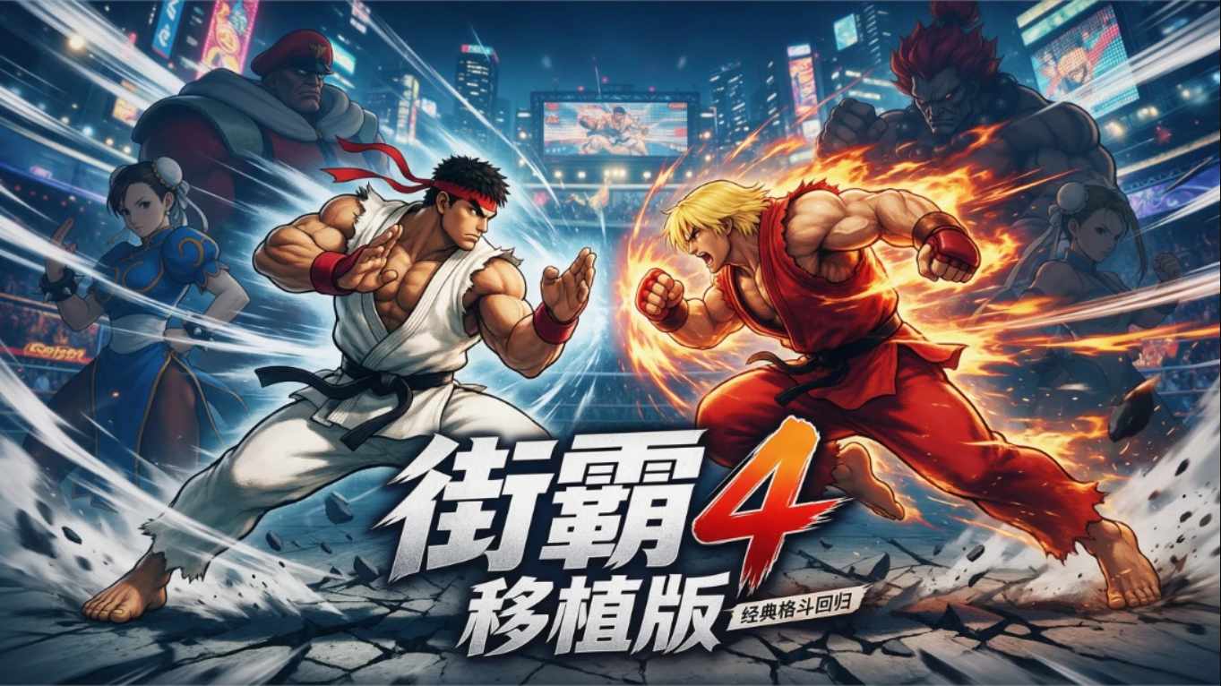 【移植游戏】终极街头霸王4【xbox360移植版】 移植游戏-伊亚库