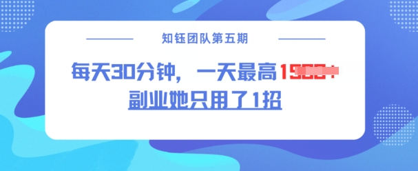副业她只用了1招，每天30分钟，无脑二创，一天最高1.5k-伊亚库